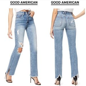 NWT Good American Good Boy Jeans 4/27